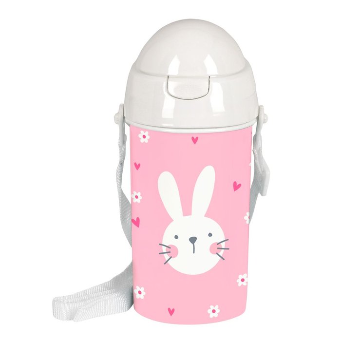 BOTELLA 500ML APERTURA AUTOM. CON PAJITA BU