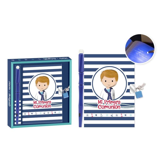 SET DIARIO SECRETO NIÑO MI PRIMERA COMUNION