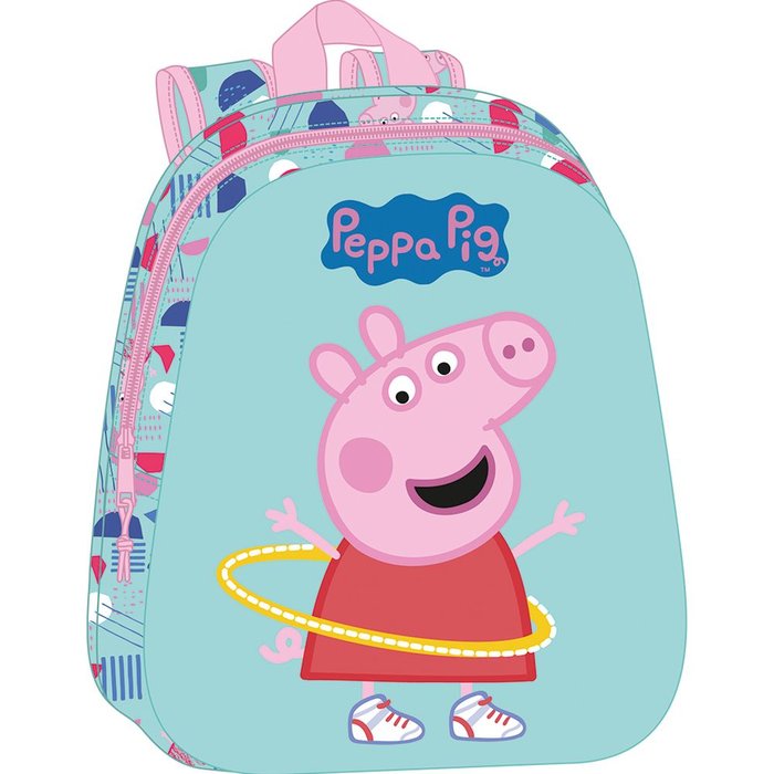 MOCHILA GUARDERIA 3D PEPPA PIG