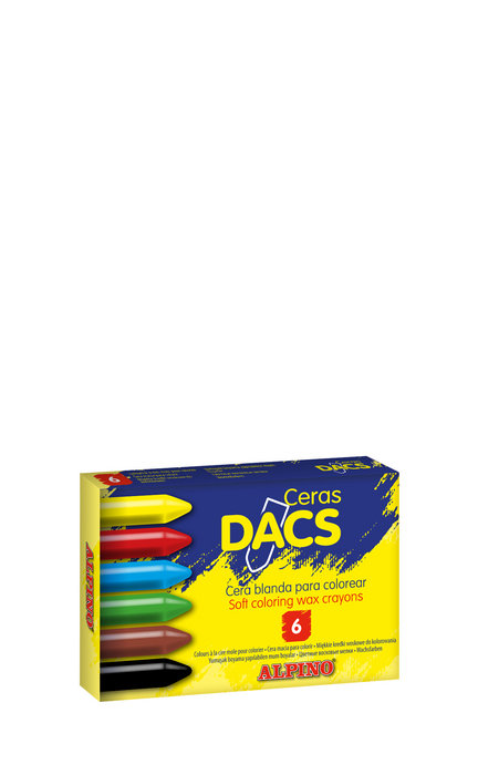 CERA DACS 6 COLORES SURTIDOS