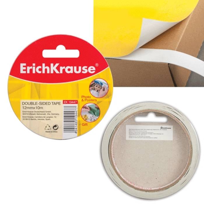 CINTA DOBLE SIDED TAPE 12MMX10M (Erich Krause)