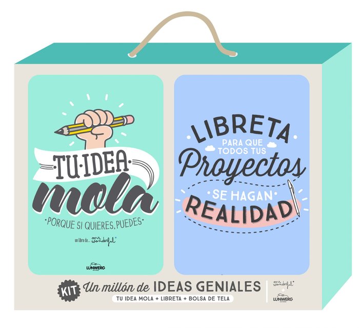 KIT UN MILLON DE IDEAS GENIALES MR WONDERFUL