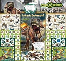 [8595593820828] DINOSAURIOS SUPER SET DE 500 PEGATINAS