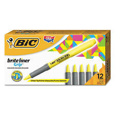 [0703303125554] MARCADOR BIC HIGHLIGHTER GRIP 1.6 MM AMARILLO
