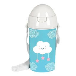 [8412688551972] BOTELLA 500ML APERTURA AUTOM. CON PAJITA NU