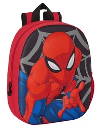 [8412688535590] MOCHILA GUARDERIA 3D REDONDA SPIDERMAN