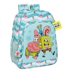 [8412688483594] MOCHILA ESCOLAR ADAPT. A CARRO BOB ESPONJA