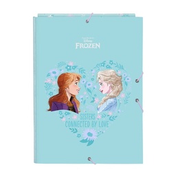 [8412688526130] CARPETA FOLIO GOMAS SOLAPAS FROZEN II HELLO