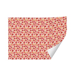 [8421363474079] PAPEL REGALO 70 X100 CM CORAZONES COLORES 9