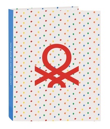 [8412688496082] CARPETA FOLIO 4 ANILLAS BENETTON TOPITOS