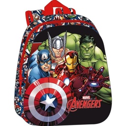 [8412688553006] MOCHILA GUARDERIA 3D AVENGERS